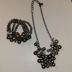 Necklace and matching bracelet